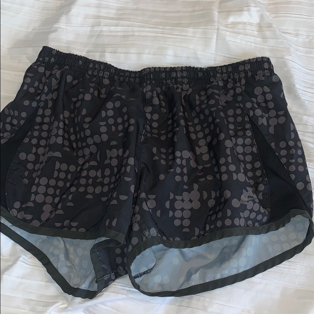 Black and Grey Nike Running Shorts
